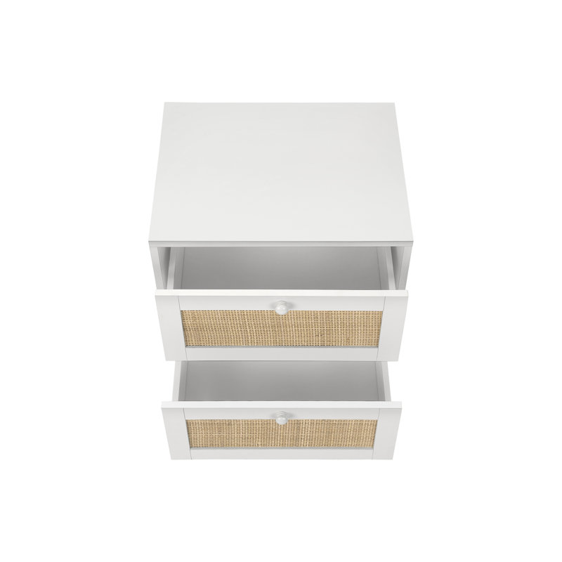 Table d'appoint (table basse incluse seulement), Blanc