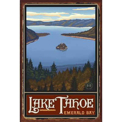 Art of Place - Lake Tahoe Emerald Bay Metal Art Print - By Paul A. Lanquist