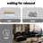 Modern Compression Sofas with Storage, Large Corduroy U Shape for Home