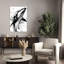 Dynamic Whale Splash Abstract Dramatic Contemporary Whale Ocean Wildlife Wall Art Print 1 Piece Wrapped Canvas Wall Art-1388129223
