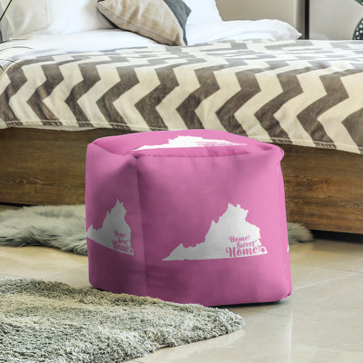 Repose-pieds cube de beach the home virginie