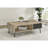 1-Drawer Engineered Wood Coffee Table, Distressed Pine