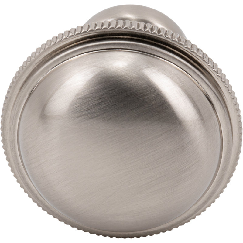 Purity 1 1/4" Diameter Round Knob, Brushed Satin Nickel