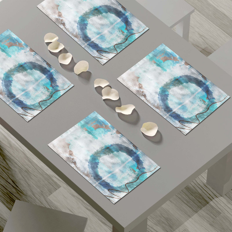 Napperon abstrait en polyester