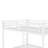 Metal Queen Over Queen Bunk Bed For Teens And Adults,Space-Saving/Noise Reduced/No Box Spring Needed,White