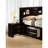 Classic Black Engineered Wood Nightstand, 2 Drawers, Felt - Lined Top Drawer, Pull Out Tray, 25.5 Inches Deep Contemporary Solid Bedside Cabinet, Knob Pulls, Easy Assembly, Ideal For Bedroom Use-130770248