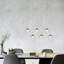 Luminaire suspendu sphère 6 lumières DEL Heatherly-310413728