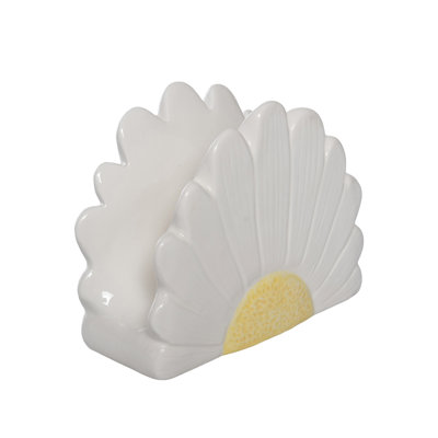 Dolomite Daisy Napkin Holder