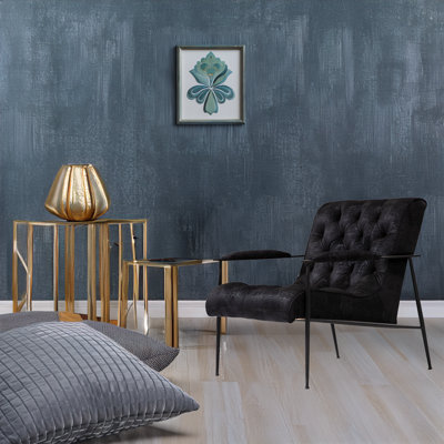 Fauteuil à oreilles en métal