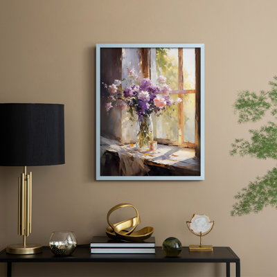 Reproduction encadrée FLORAL Series DCCXC III - bois massif