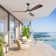 60" 3 - Blade Propeller Ceiling Fan With LED Lights And Remote Control
