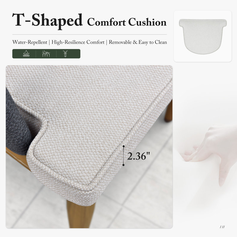 Ensemble repas en rotin tissé à la main avec coussins et table rectangulaire Braylin, 9, H 29,53 po x l 38,39 po x P 80,71 po