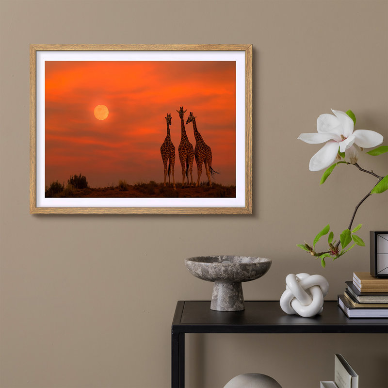 Reproduction de paysage encadrée pour la maison - 11 po x 14 po, H 11 po x l 14 po, Naturel
