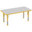 Table d'activité rectangulaire à hauteur ajustable avec moulures en T-871632395