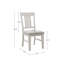 2 pièces, chaise d'appoint de salle à manger, siège en bois massif et rembourré, peut supporter une capacité de poids maximale de 300 lb avec une limite de poids-853581134