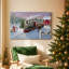 Pale Winter Nativity Hearth-Premium Gallery Wrapped Canvas-1673680404