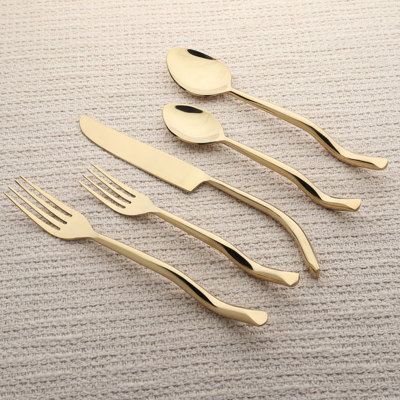 Ensemble de couverts Inox Twig Design, Argent