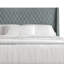 Lit plateforme double avec rangement en velours gris-1073106761-1073106762