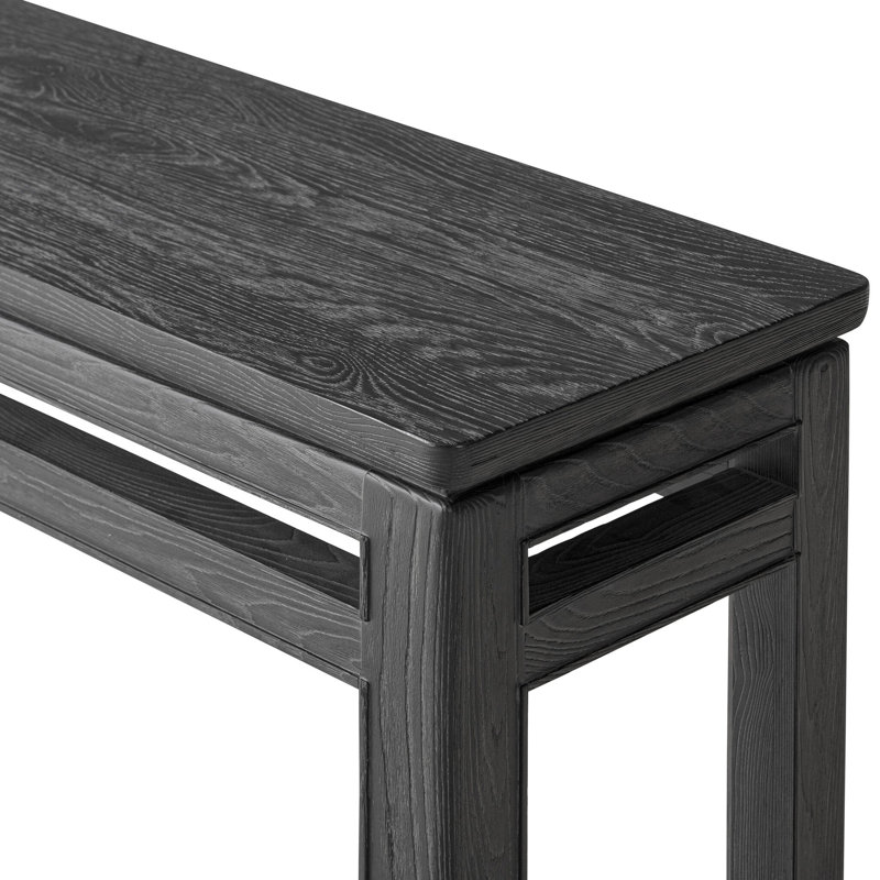 Console Therman - Noir rustique