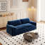 66 " Velvet Sleeper Sofa Reclining-219602511