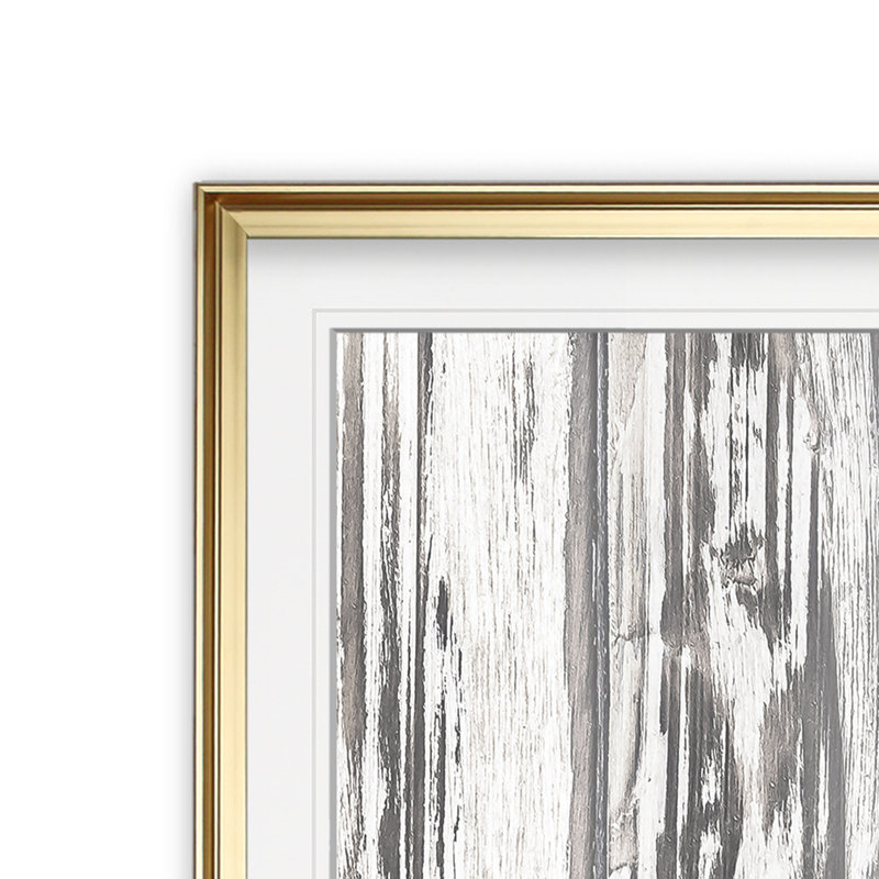 Molly " Molly ", 23" H x 23" W x 1.5" D, Gold Framed
