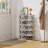6-Tier Small Shoe Rack Foldable X-Shaped Design Storage Rack Saves Space Shoe Storage Rack Suitable For Home, Dormitory, Office-1083207934