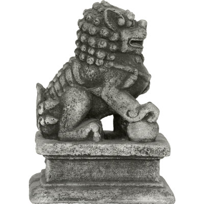 Statue de chien Temple Foo