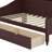 Retro Daybed with Under-Bed Storage Drawers and Headboard Shelving, Perfect for Bedroom, Living Room and Guest Room-549062351