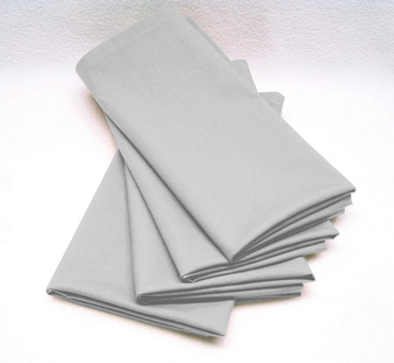 Milliken Signature 20" Napkins, Gray