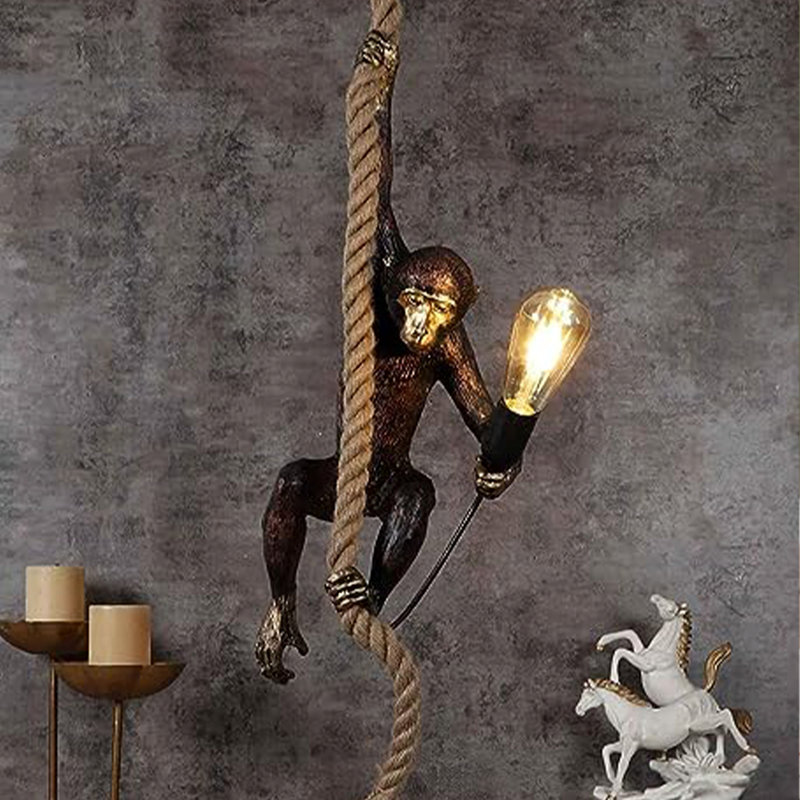 Lampe suspendue Hunziker - noir, Noir satiné
