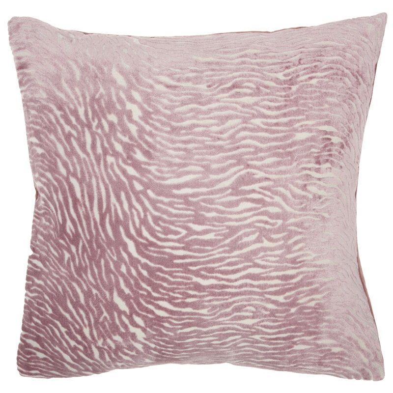  Housse de coussin carré et insert, Rose, H 20 po x l 20 po, Carré