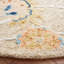 Tapis beige / bleu en laine touffeté à la main Camron-340246848