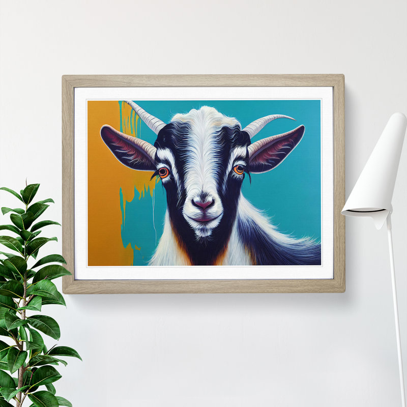 Goat in Colour Vol.2 - Framed Print