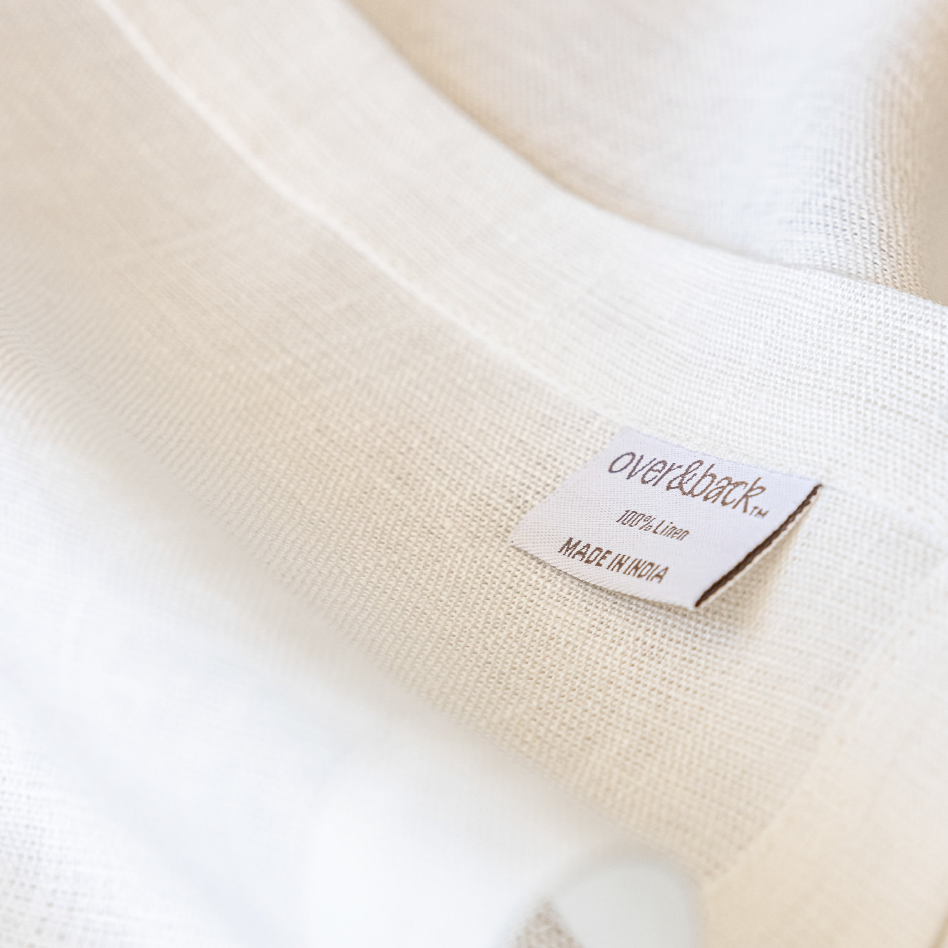 100% Linen Placemat, Ivory