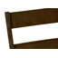 Chaise de salle à manger, ensemble de 2, rembourrée, latérale, salle à manger, cuisine, bois massif, tissu, transitionnel