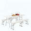 Ensemble table de pique-nique et banc pliable