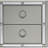 SILVER NIGHTSTAND