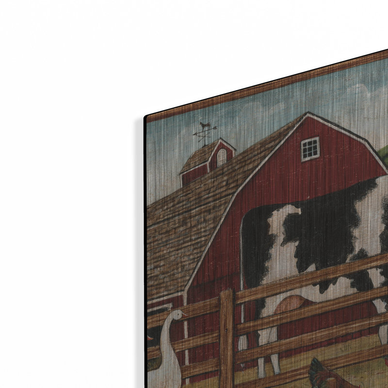 «Barnyard Border» par August Carter, H 12 po x l 36 po