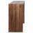 Chilton 54-inch Rectangular Reclaimed Teak Waterfall Console Table
