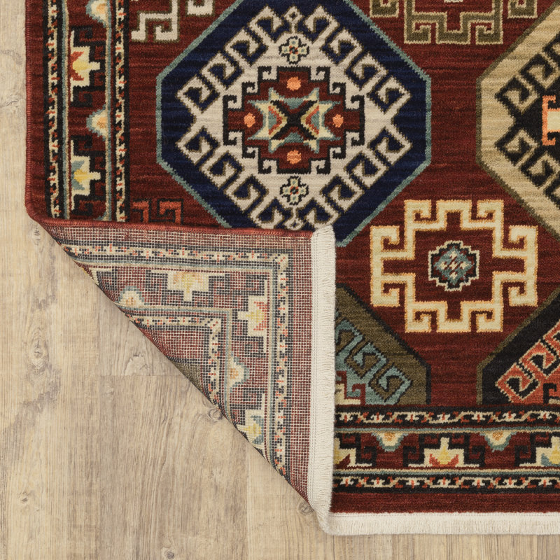 Oaklynn Performance Oriental Indoor Rug, Rectangle 9'10" x 12'10"