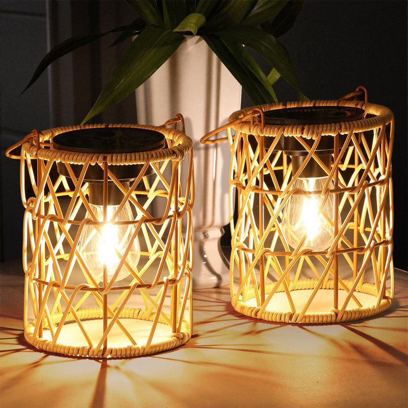 Lanternes solaires suspendues extérieures imperméables
