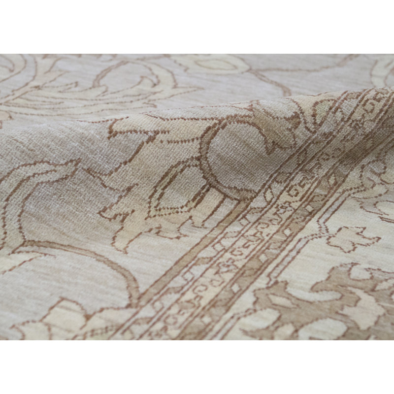 Tapis ivoire de haute qualité noué à la main Sultanabad