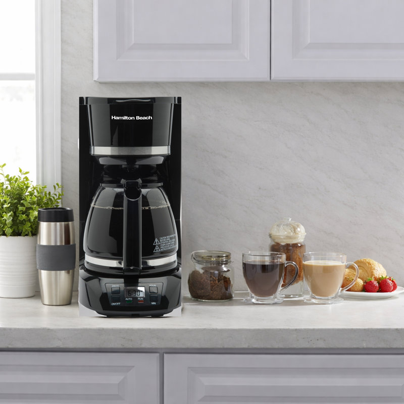 Hamilton Beach® 12 Cup* Coffeemaker with Digital Clock