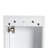 12" Bathroom Wall Cabinet, Soft Close Doors, Float Mounting Design,Glossy White(KD-Packing)
