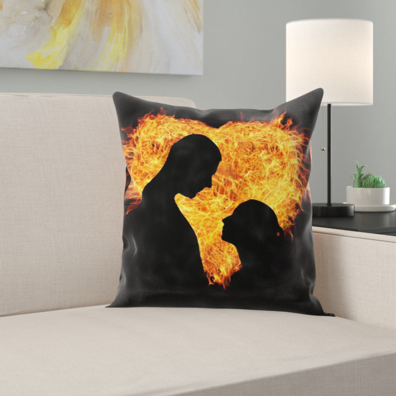 Coussin décoratif cardiaque