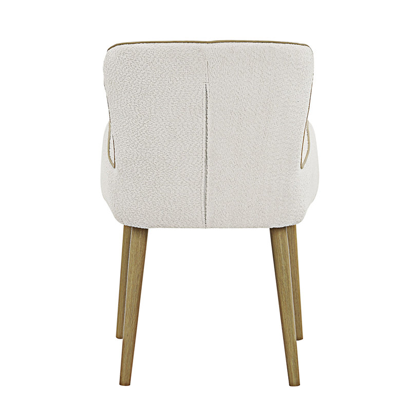 Chaise d'appoint rembourrée (ensemble de 2)