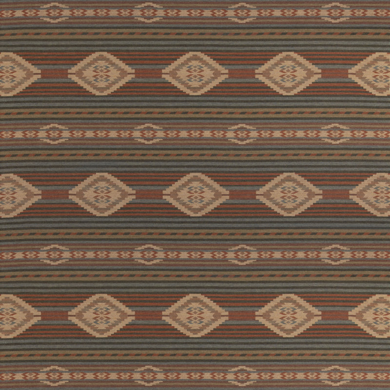 Harlech, Teal/Russet