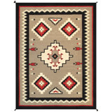 Bever Oriental Area Rug in Mocha