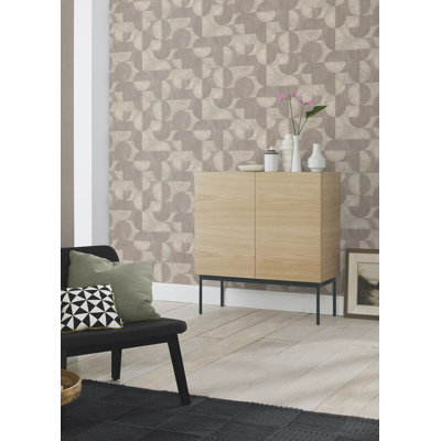 Aniha Non-Pasted Geometric Wallpaper Roll
