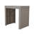 Abaigeal 5-Piece Metal and Wicker Bar Set